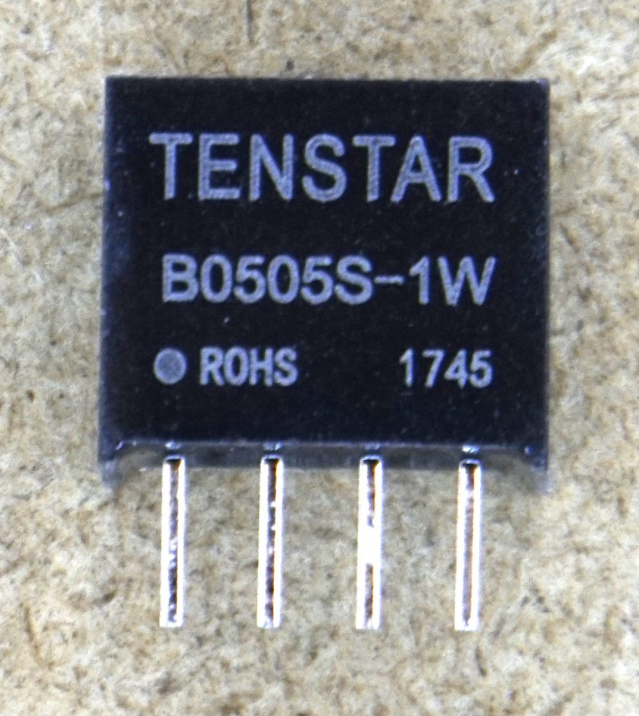 B0505S-2W CONVERTIDOR DC DC DE AISLAMIENTO 5V A 5V 400MA